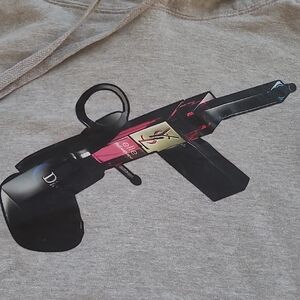 Graphic Hoodie with Unique Lipstick Design